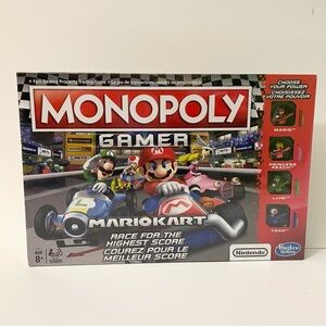 Monopoly Gamer Mario Kart Edition Board Game Sealed Nintendo Game